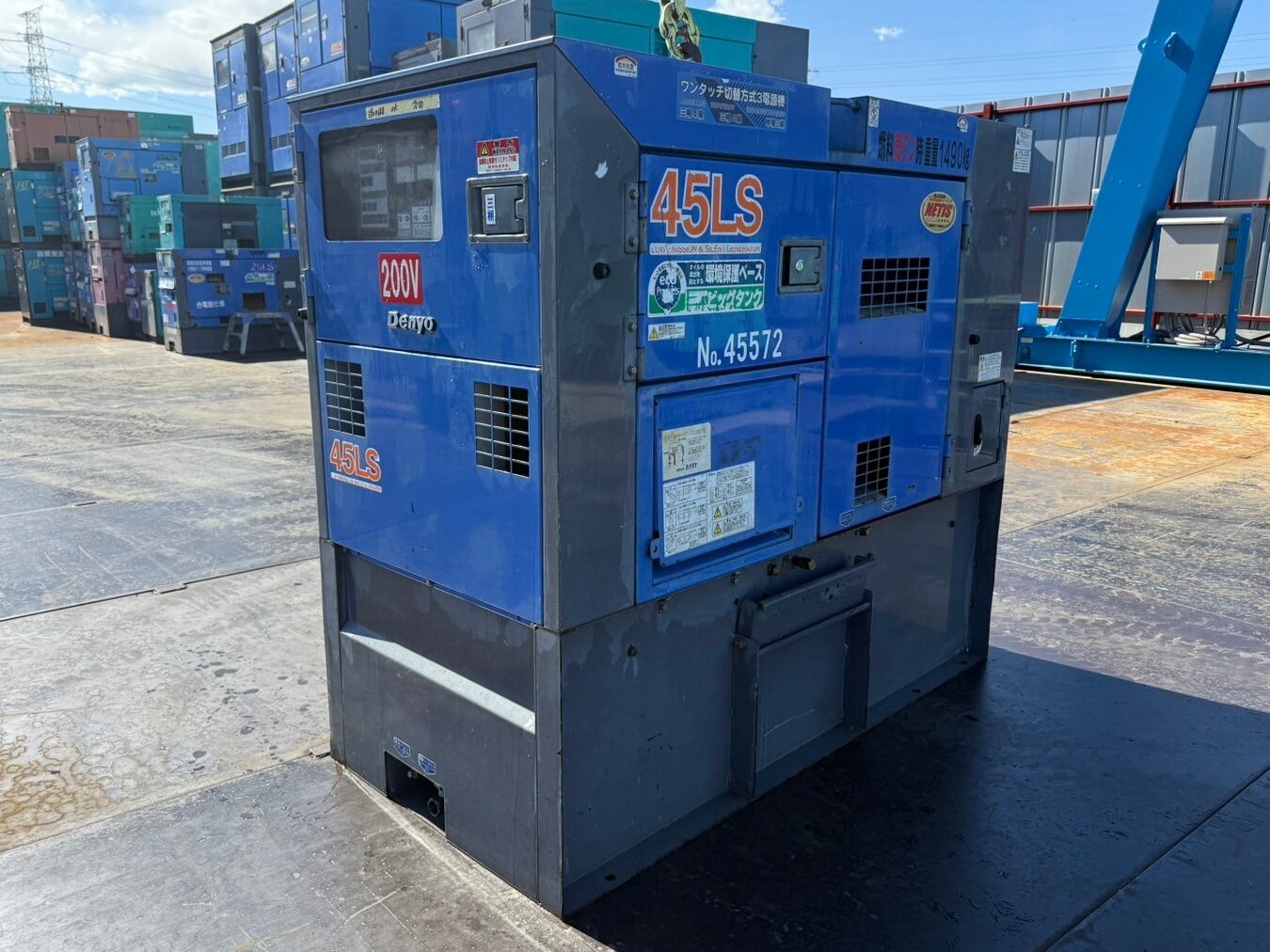 中古発電機 DCA-45LSKB #111-1