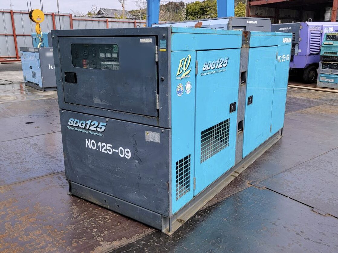 中古発電機 SDG125S #126-7