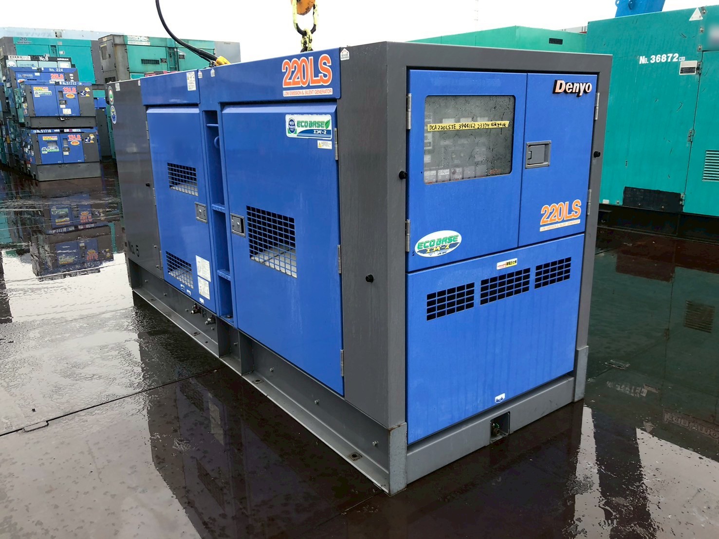 中古発電機 DCA-220LSIE #117-1