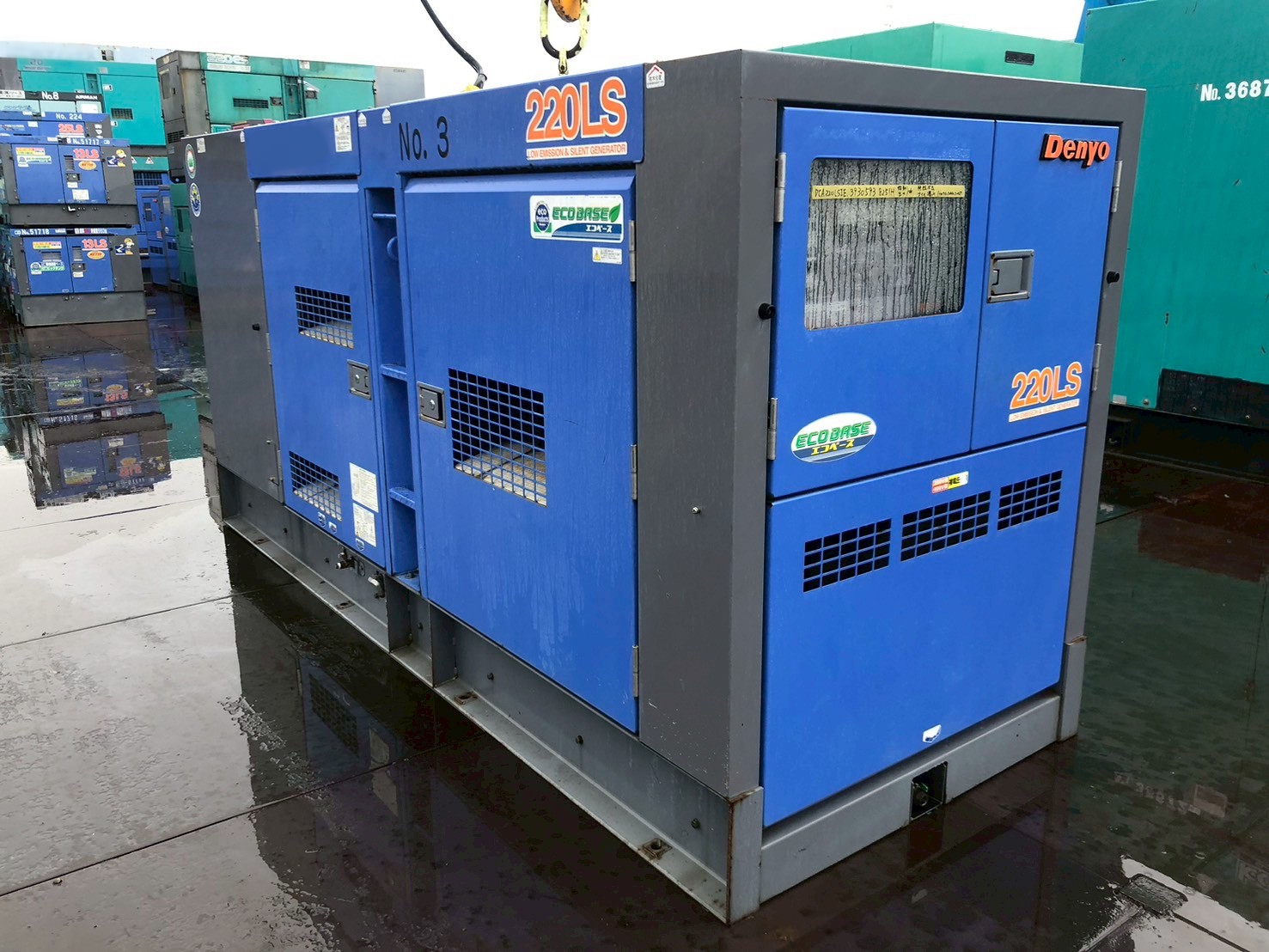 中古発電機 DCA-220LSIE #119-2