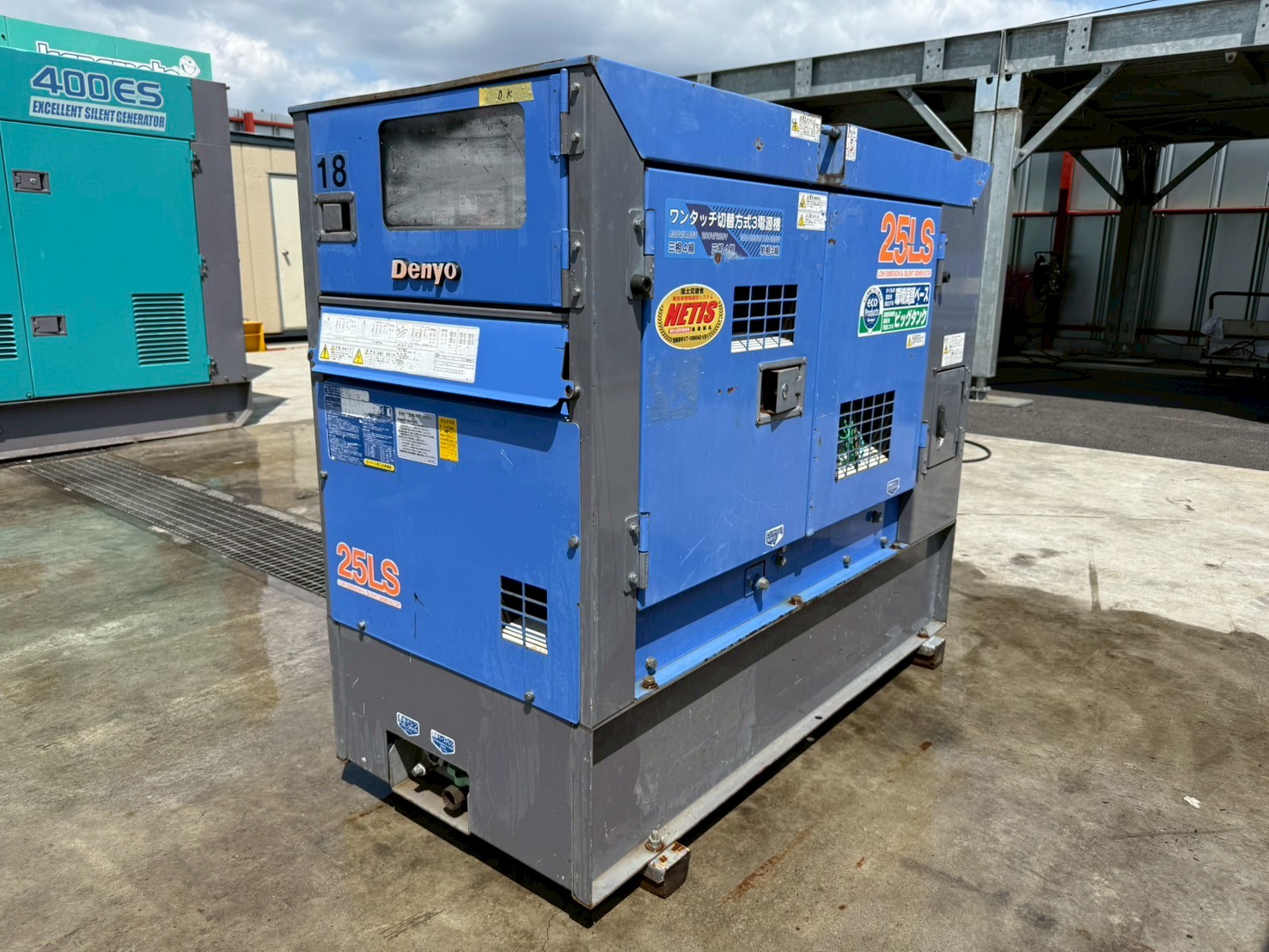 中古発電機 DCA-25LSKB #156-1