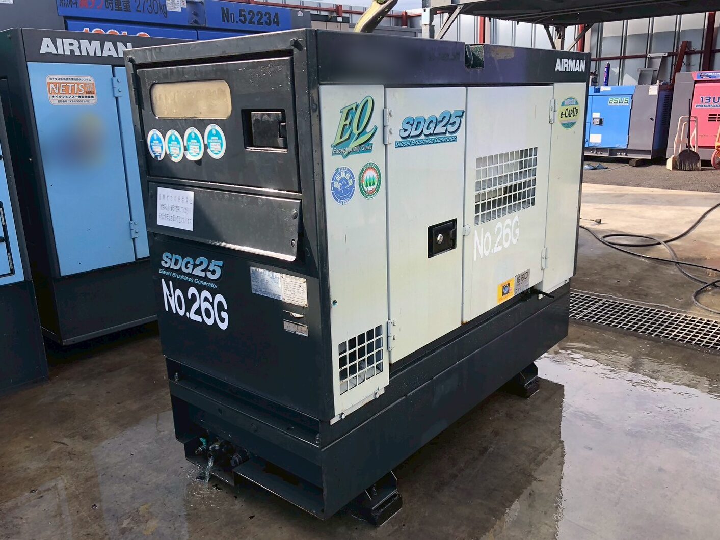 中古発電機 SDG25S-7B1 #182-7